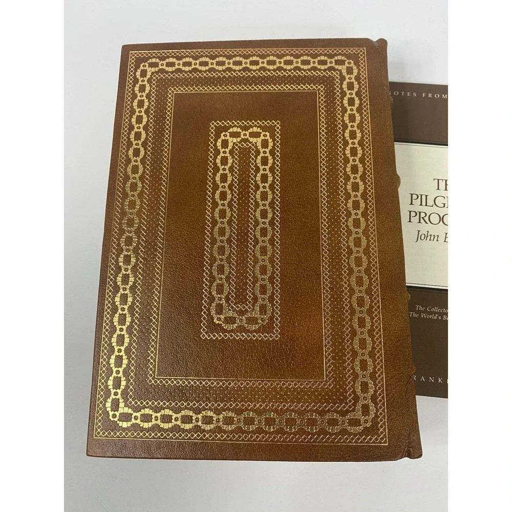 Franklin Library The Pilgrim's‎ Progress John Bunyan Leather Best-Loved Book